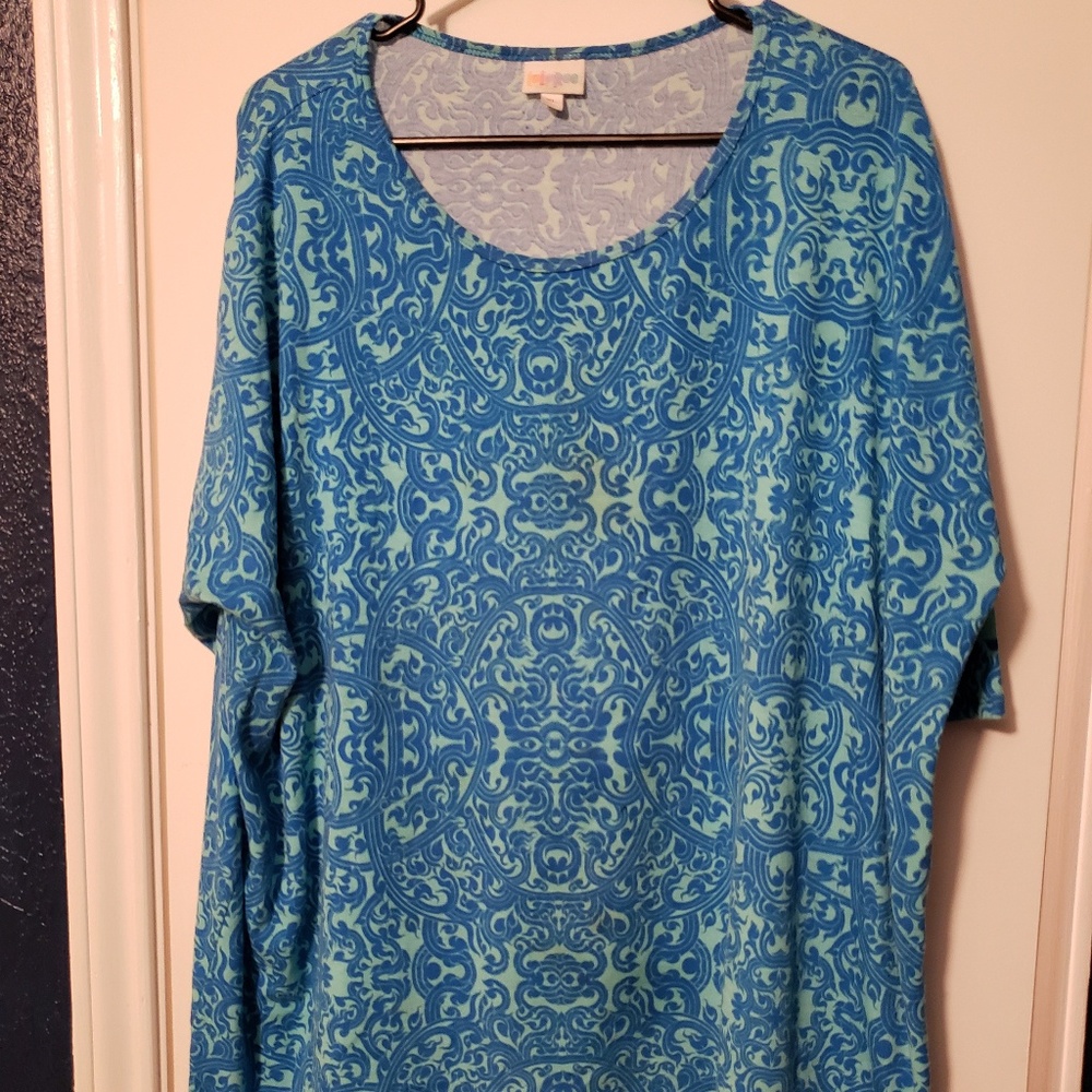 XL Damask/Paisley Blue Irma